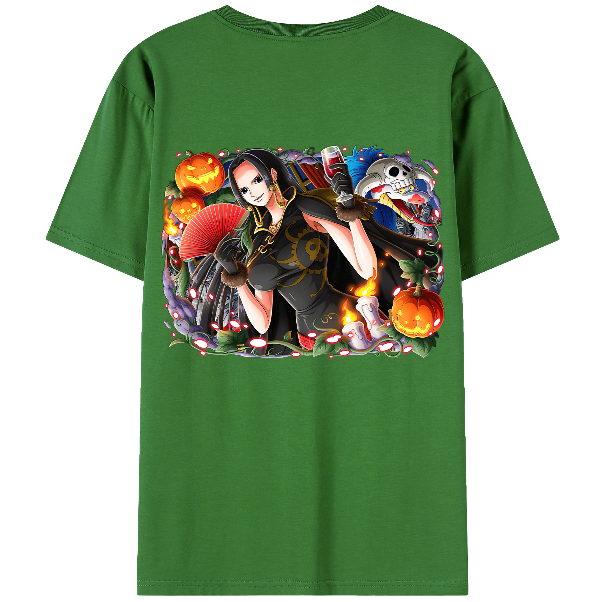ワンピース ボア・ハンコック ONE PIECE Boa·Hancock レディース半袖Tシャツ(バックプリント)